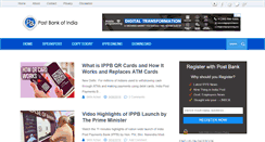 Desktop Screenshot of postbankofindia.org