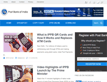 Tablet Screenshot of postbankofindia.org